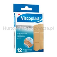 Zestaw plastrów VISCOPLAST, wodoodporne, 12szt. - 2