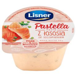Pasta Pastella Z Łososia Ze Szczypiorkiem 80 G Lisner