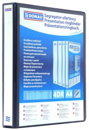 Donau Segregator ofertowy PP, A4/4RD/65, czarny 