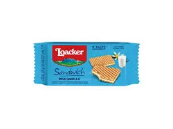 Loacker Sandwich Wafelek mleczno-waniliowy 25 g