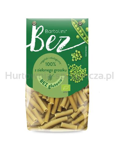 Makaron Proteinowy (Z Groszku Zielonego) Rurka Bezglutenowy Bio 250 G - Bartolini [BIO]