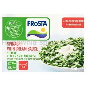Frosta Szpinak Z Sosem Śmietanowym 450 G