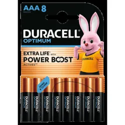 Bateria Alkaliczna Duracell Optimum Aaa 8Szt.