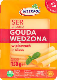 Mlekpol Ser Gouda Wędzona Plastry 150G