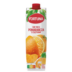 Fortuna Sok 100% Pomarańcza Z Cząstkami 1 L