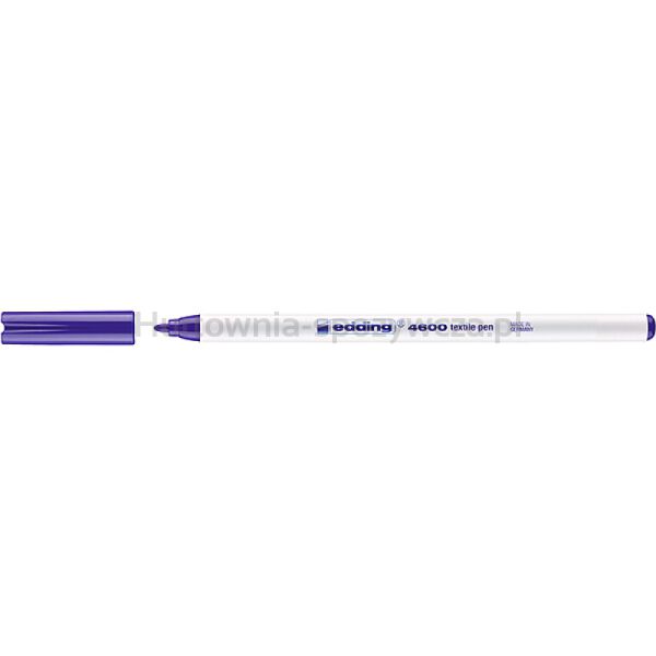 Pisak tekstylny e-4600 EDDING, 1 mm, fioletowy - 2