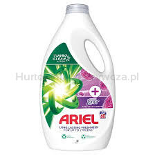 Ariel Płyn do prania + Touch Of Lenor Amethyst Flower 60 prań 3l