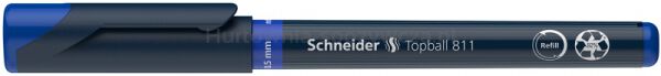 Pióro kulkowe SCHNEIDER Topball 811, 0,5 mm, niebieskie