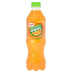 Hortex Gazowany Owoc napój o smaku pomarańczowym butelka 0,5L