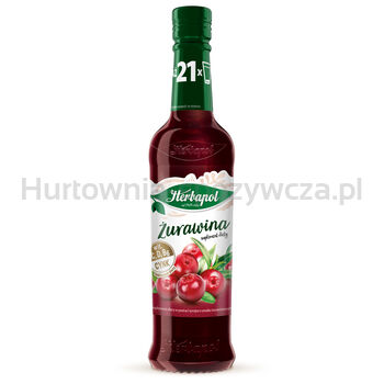 Herbapol Syrop Owocowy Suplement Diety Żurawina Z Wit. C, D, B6 I Cynkiem 420 Ml