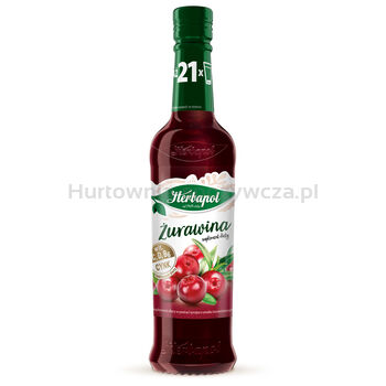 Herbapol Syrop Owocowy  Żurawina Z Wit. C, D, B6 I Cynkiem 420 Ml