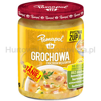 Pamapol Grochowa Z Boczkiem Wędzonym 470G Pyszna Zupa 