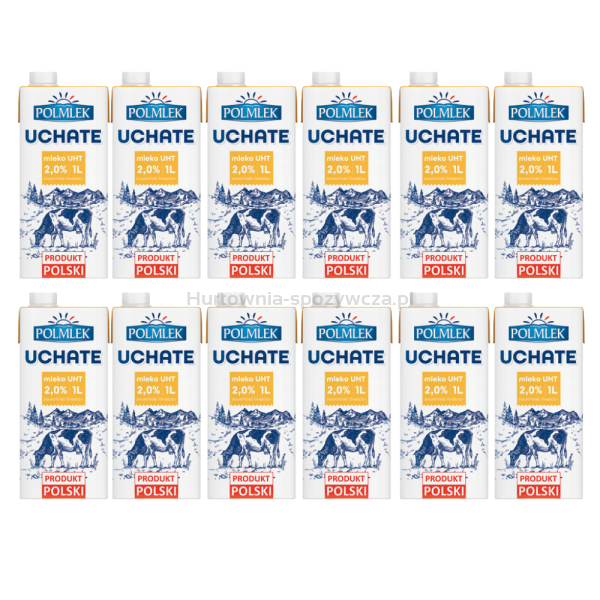 Polmlek Mleko Uchate UHT 2,0% 1 L