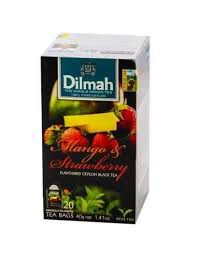 Dilmah Herbata Mango  Strawberry Flavoured Black 20X2 G