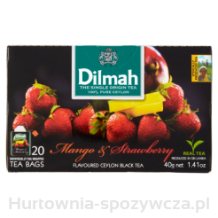 Dilmah Mango &Amp Strawberry Flavoured Black Tea 20X2 G