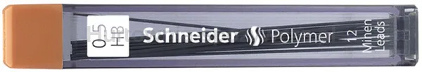 Schneider Wkłady Grafitowe Do Ołówka 0,5 Mm, Hb, 12 Szt. 