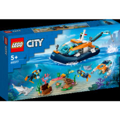 LEGO 60377 City Łódź do nurkowania badacza