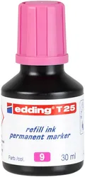 Edding Tusz do uzupełniania markerów permanentnych e-T 25 różowy 