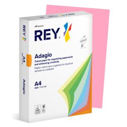 Rey Adagio Papier ksero A4, 80gsm, 05 różowy pastel *RYADA080X422 R200, 500 ark. 