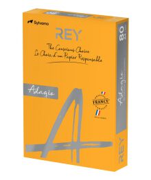 Papier ksero REY ADAGIO, A4, 80gsm, 70 pomarańczowy intense *RYADA080X415 R100