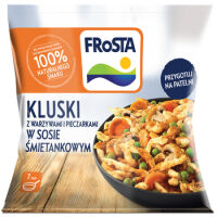 Frosta Kluski Z Warzywami I Pieczarkami Z Sosem Śmietankowym 450 G