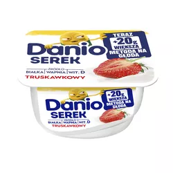 Danio Serek homogenizowany o smaku truskawkowym 150 g