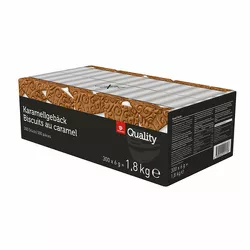 TGQ Karmelowe kruche ciasteczka 1,8 kg (300 x 6g)