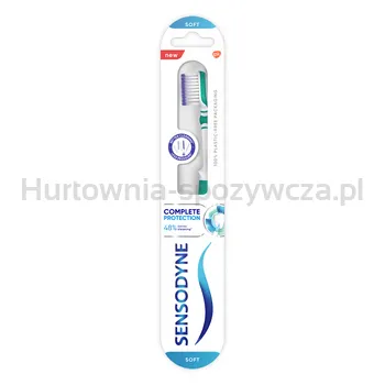 Sensodyne Complete Protection Soft Delikatna Szczoteczka Z Cienkim Włosiem Do Nadwrażliwych Zębów I Elastyczną Główką