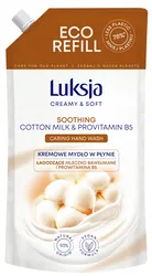 Luksja Kremowe mydło w płynie bawełna, zapas 900ml