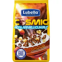 LUBELLA płatki COSMIC rakiety i kółka czekoladowe 350g
