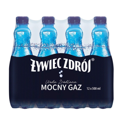 Woda Żywiec Zdrój Mocny Gaz 500 Ml x 12 szt.