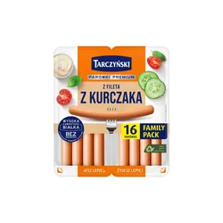 Tarczyński Parówki z Fileta z Kurczaka Family Pack 440g 