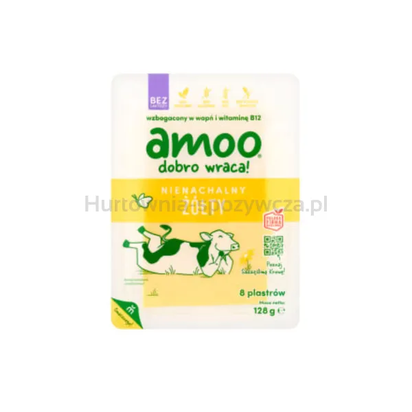 Amoo ser nienachalny żółty 128g