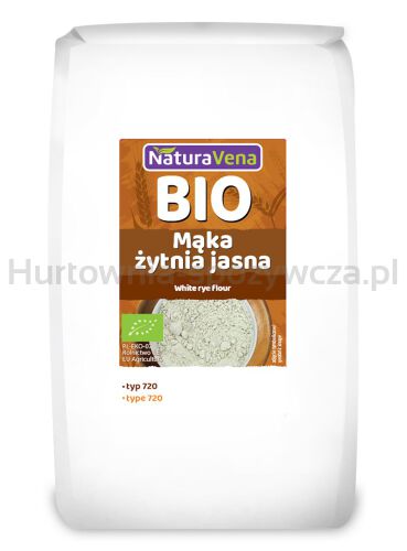 Mąka Żytnia Jasna Typ 720 Bio 1 Kg - Naturavena [BIO]