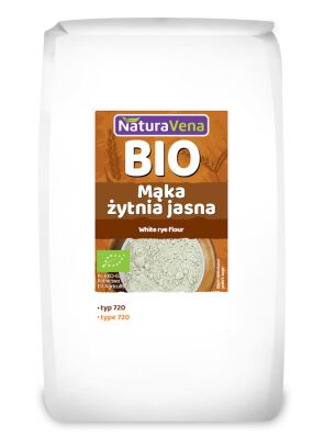 Mąka Żytnia Jasna Typ 720 Bio 1 Kg - Naturavena [BIO]