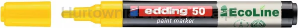 Marker olejowy na bazie wody e-50 EDDING EcoLine, 2-3mm, żółty