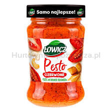 Łowicz Pesto Czerwone 100% Naturalnych Składników 180 G