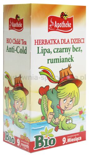 Herbatka Dla Dzieci - Lipa I Rumianek Bio (20 X 1,5 G) 30 G -Apotheke [BIO]