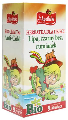 Herbatka Dla Dzieci - Lipa I Rumianek Bio (20 X 1,5 G) 30 G -Apotheke [BIO]