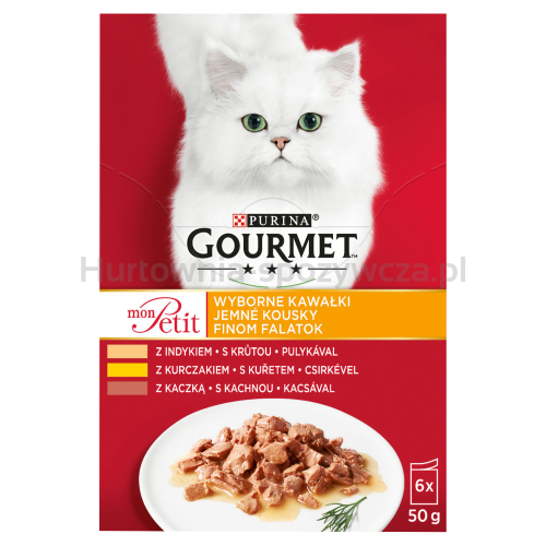 Purina Karma Dla Kota Gourmet Mon Petit Mix Drobiowy (6X50G)