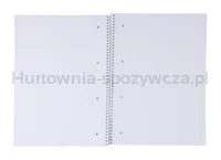 Kołonotatnik OFFICE PRODUCTS, A4, w kratkę, 80 kart., 70gsm - 4