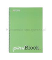 Kołonotatnik OFFICE PRODUCTS, A4, w kratkę, 80 kart., 70gsm - 3