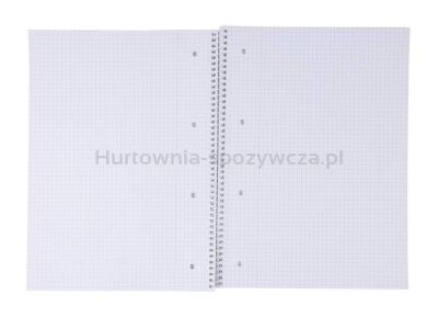 Kołonotatnik OFFICE PRODUCTS, A4, w kratkę, 80 kart., 70gsm