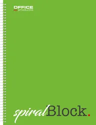 Kołonotatnik OFFICE PRODUCTS, A4, w kratkę, 80 kart., 70gsm