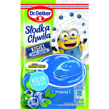 Dr.Oetker Słodka Chwila Minionki Kisiel Smak Jagoda 29G