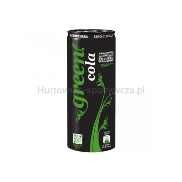 Green Cola Napój Gazowany zero cukru 0,33l