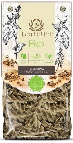 Makaron (Gryczany) Duże Świderki Bio 250 G - Bartolini [BIO]