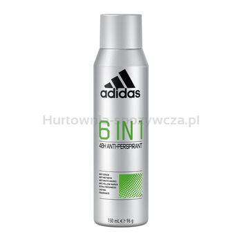 Adidas Antyperspirant W Sprayu Dla Mężczyzn 6 W 1 150 Ml