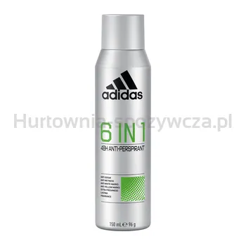 Adidas Antyperspirant W Sprayu Dla Mężczyzn 6 W 1 150 Ml