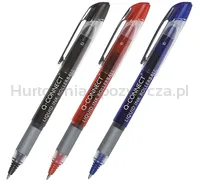 Cienkopis kulkowy Q-CONNECT 0,5mm (linia), zawieszka, niebieski - 2